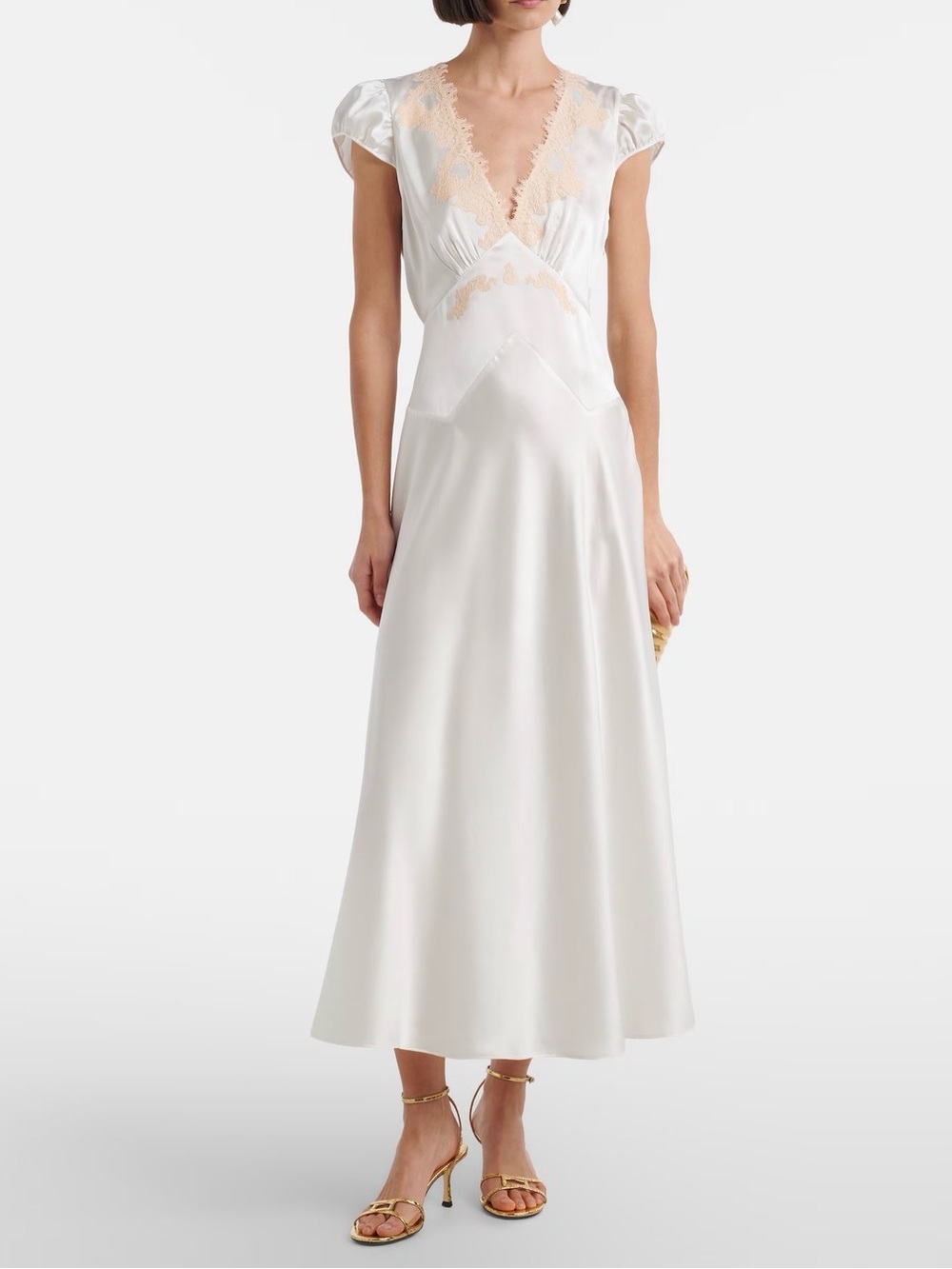Doen Coraline Silk Dress in White